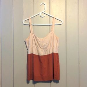 Cute J Crew Top, fit and flair.